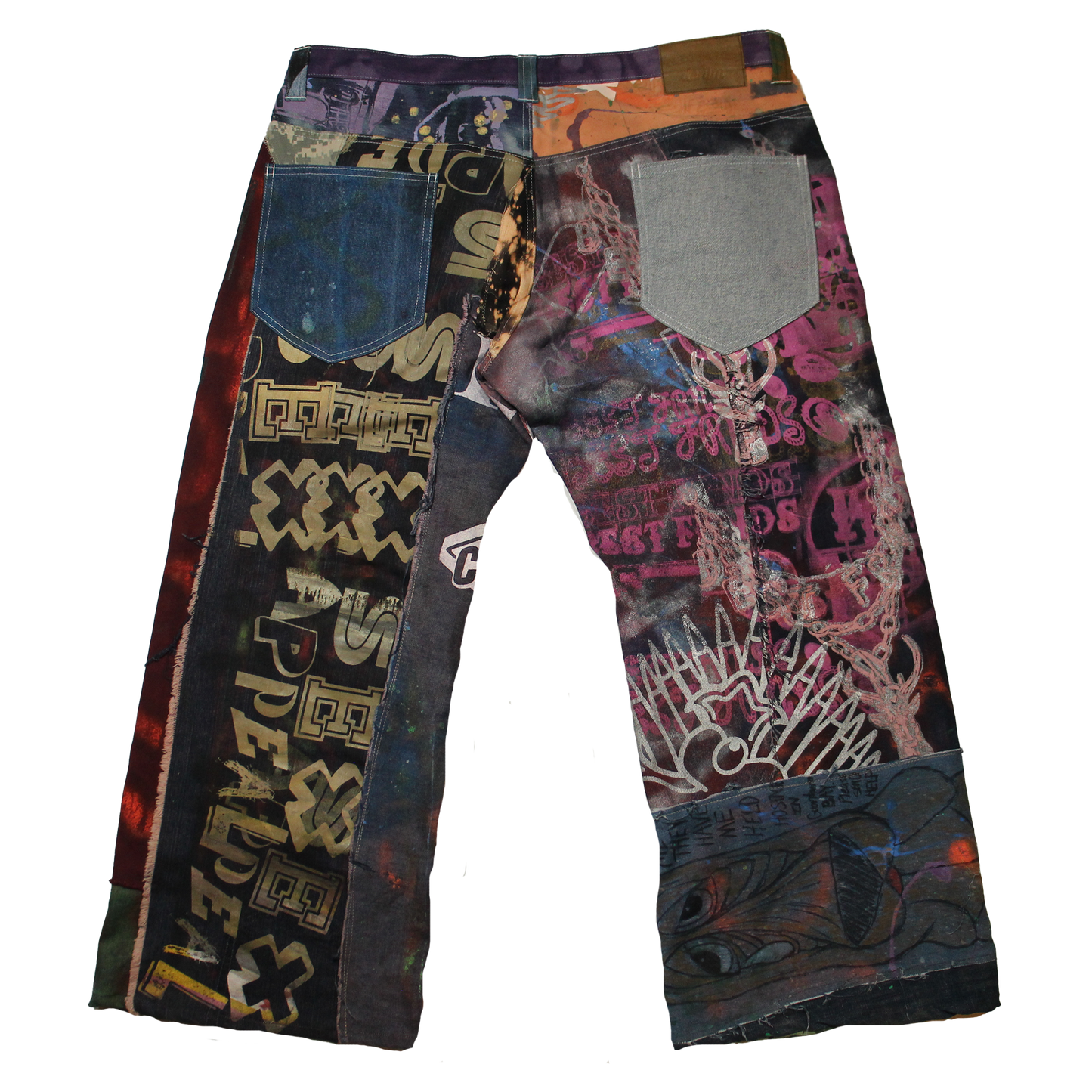 Best Frnds Denim Patchwork Pants #15 (42)