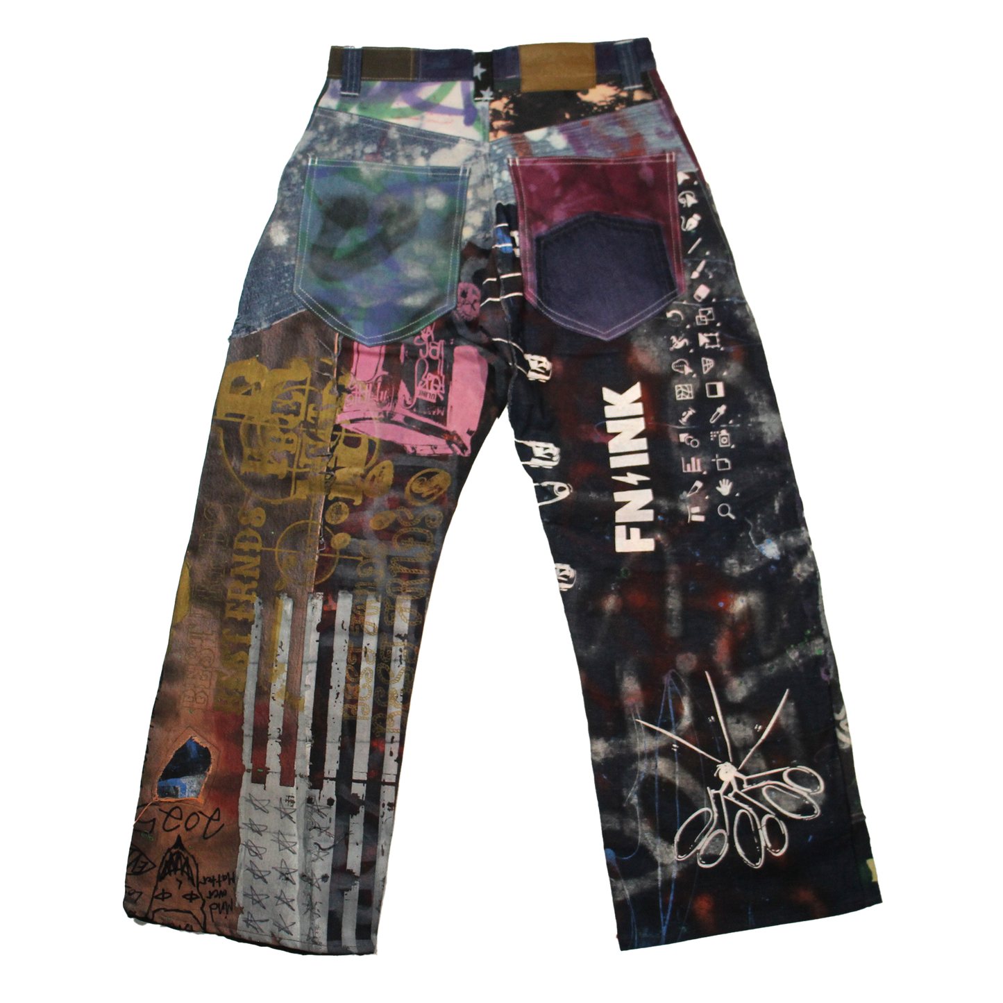 Best Frnds Denim Patchwork Pants #2 (28)