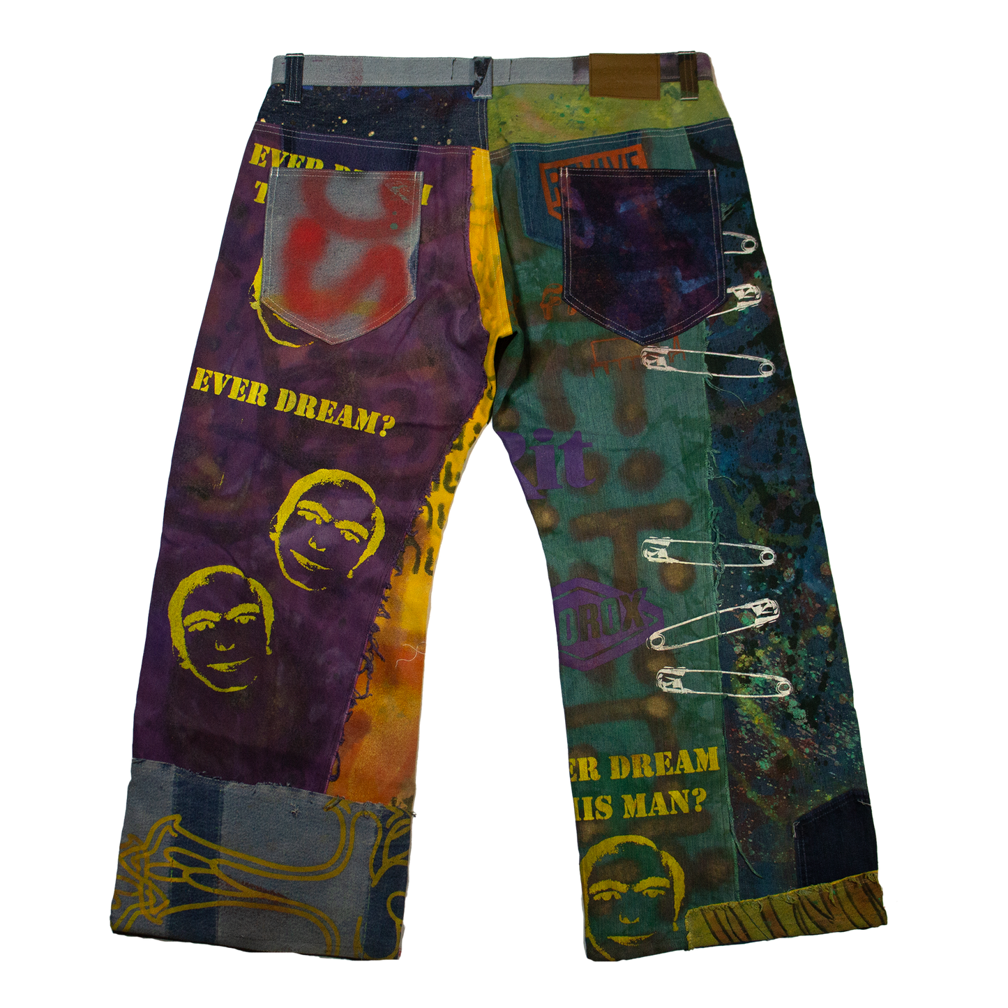 Best Frnds Denim Patchwork Pants #13 (40)