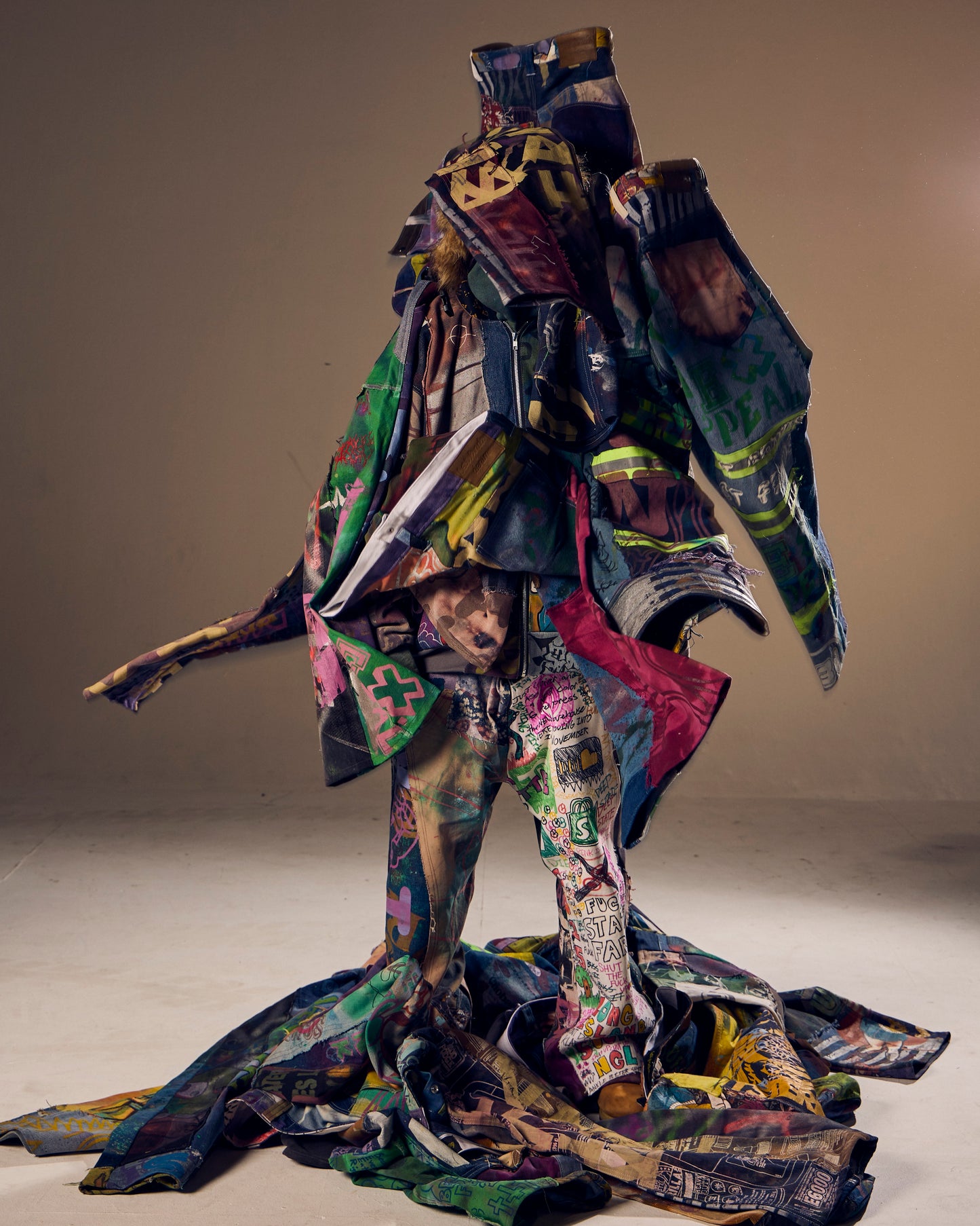 Best Frnds Denim Patchwork Pants Mystery Pair