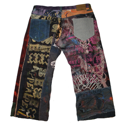 Best Frnds Denim Patchwork Pants #15 (42)