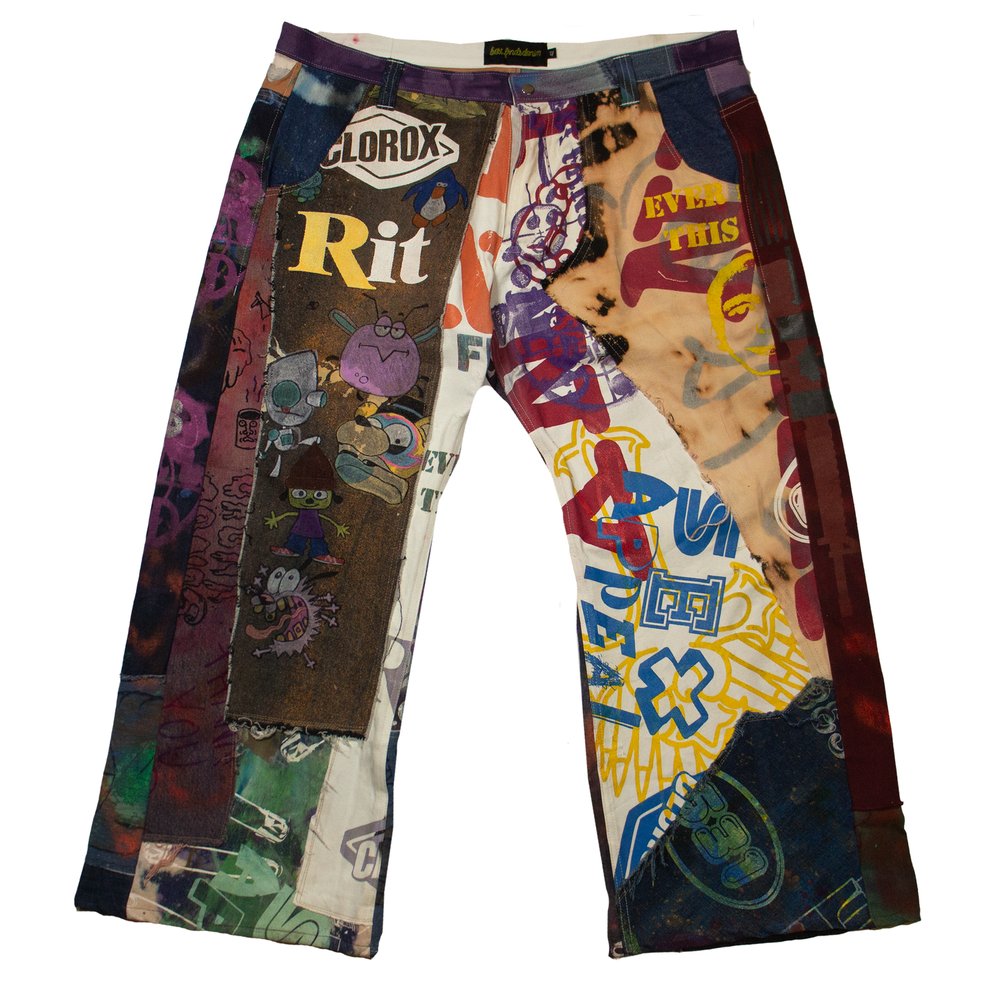 Best Frnds Denim Patchwork Pants #15 (42)