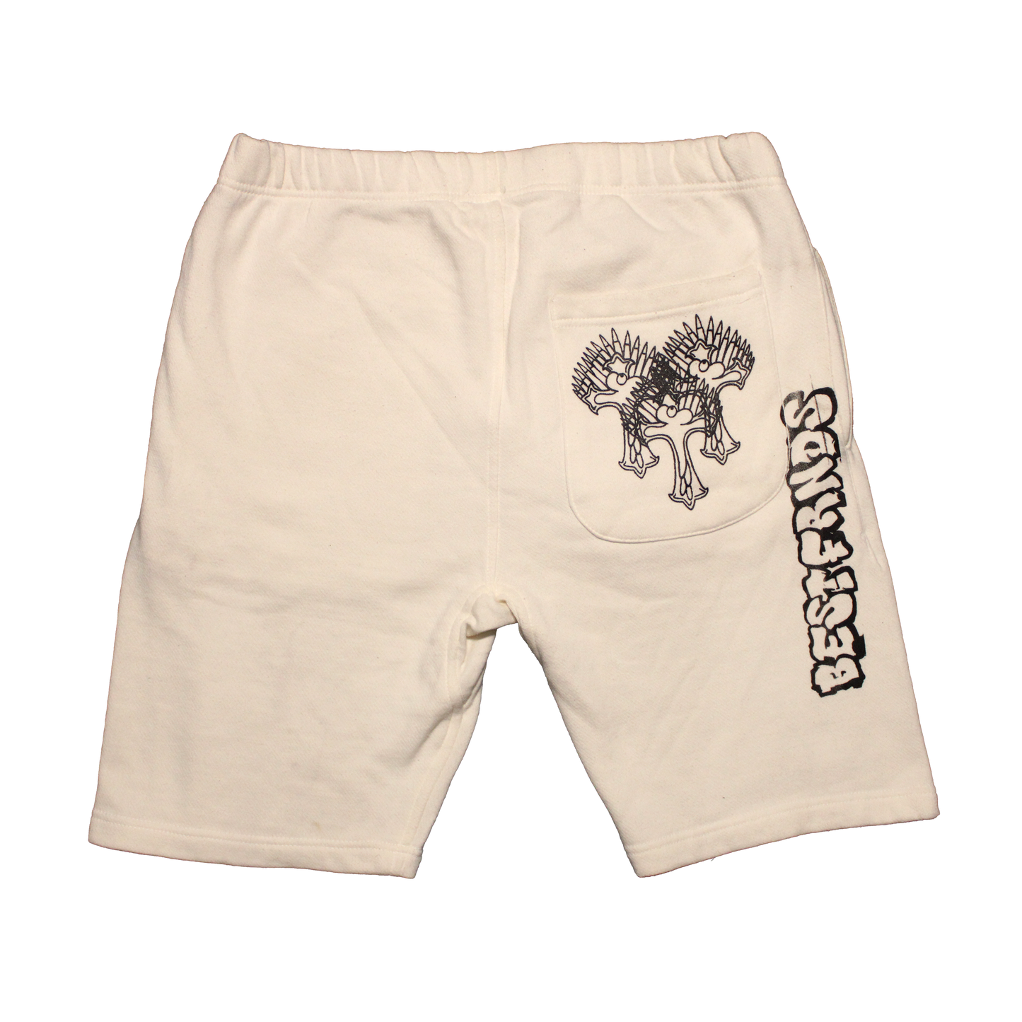 "Cross Frnd" Sweat Shorts