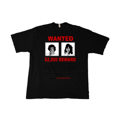 "Wanted" Black T-shirt (Preorder)