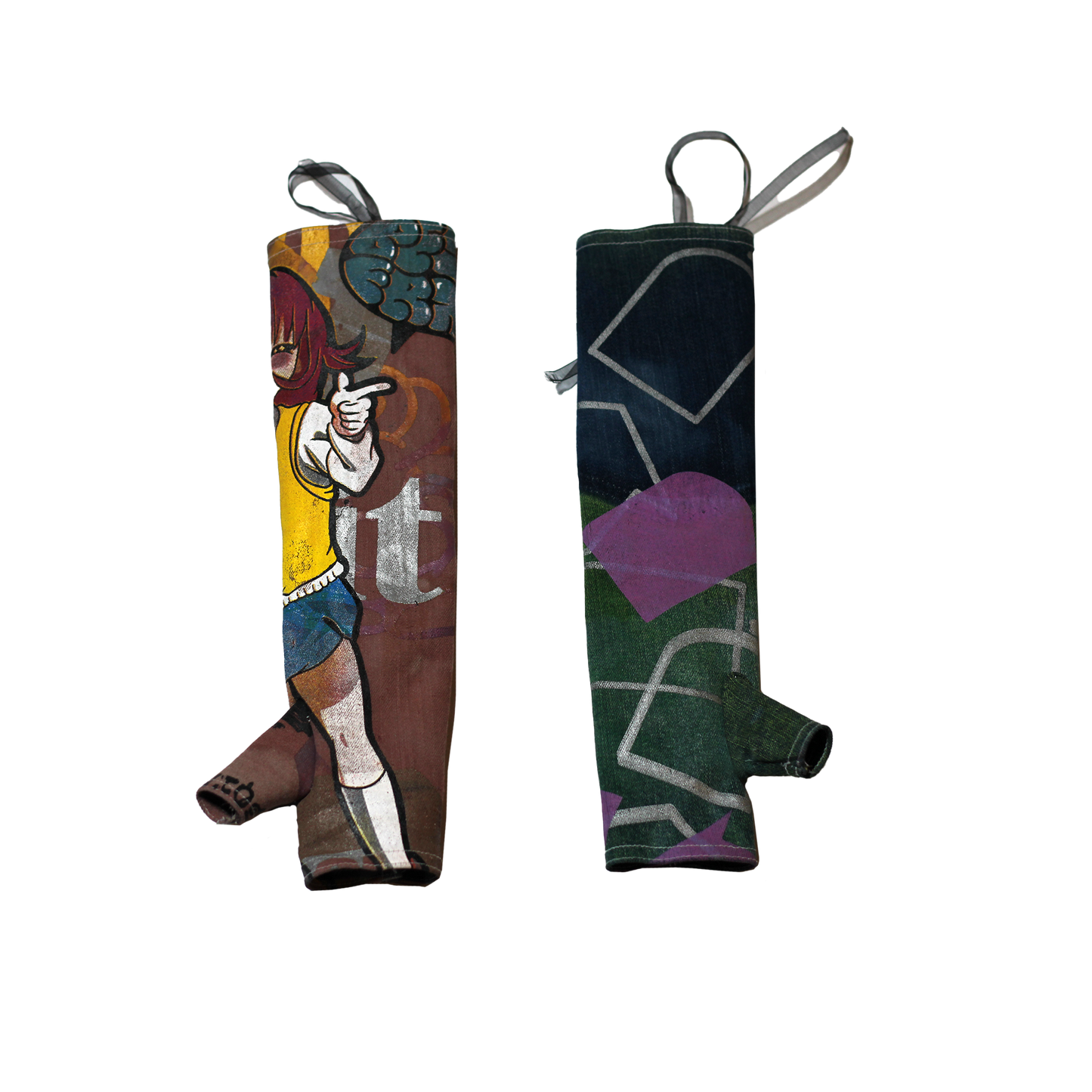 Denim Fingerless Gloves