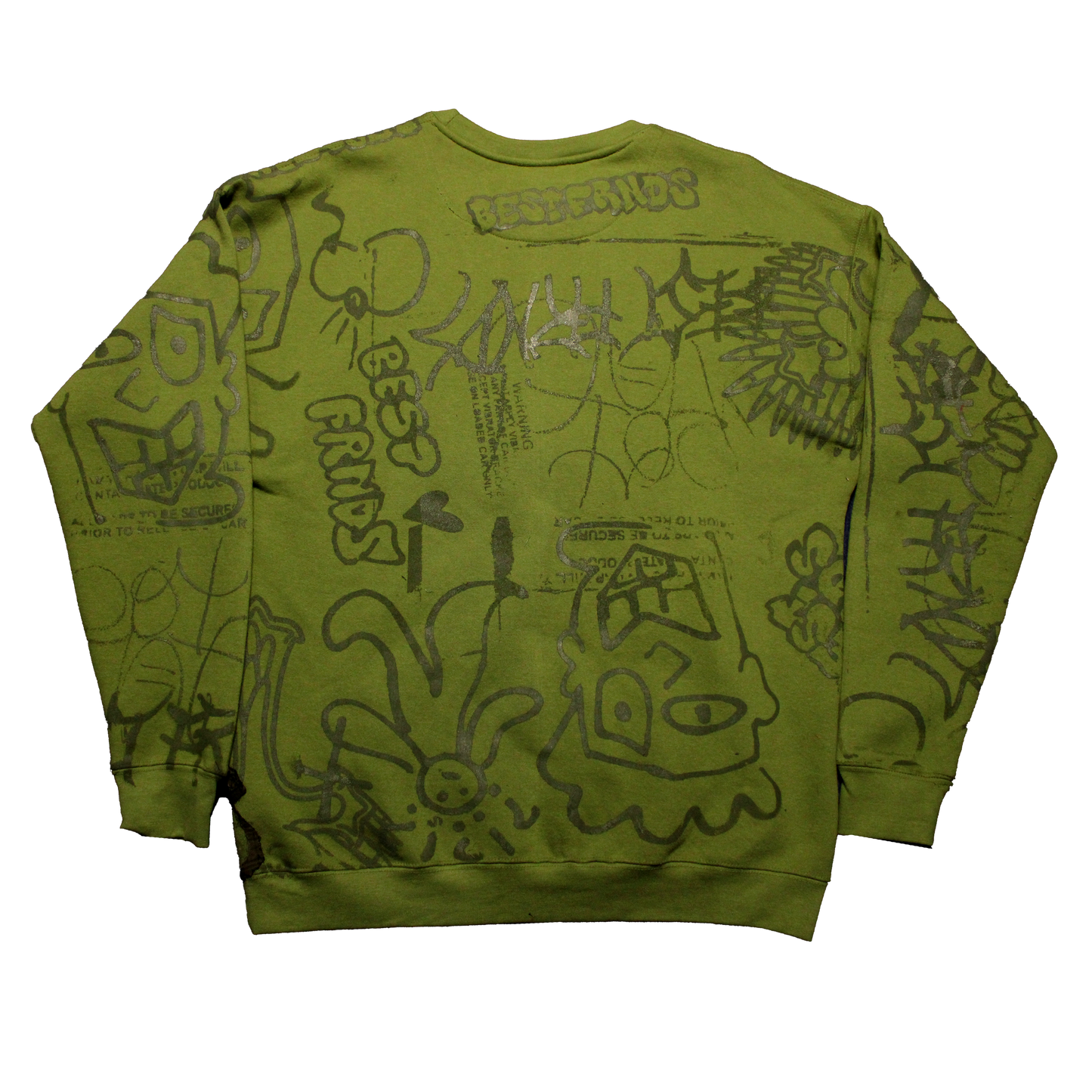 Railroad Graffiti Crew Neck