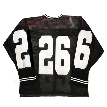 Oversized Denim Patchwork Jersey