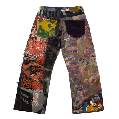 Best Frnds Denim Patchwork Pants #7 (34)