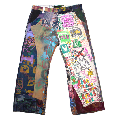 Best Frnds Denim Patchwork Pants #11 (38)