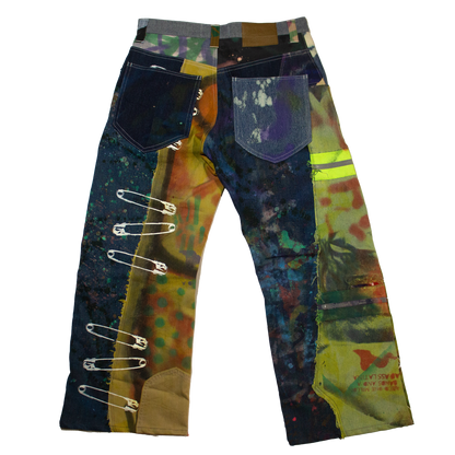 Best Frnds Denim Patchwork Pants #3 (32)