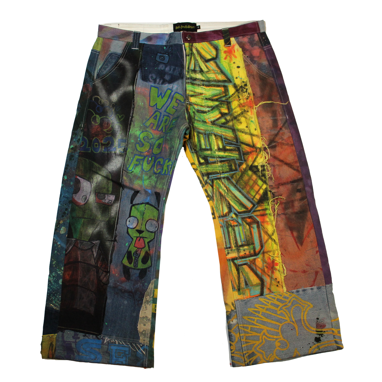 Best Frnds Denim Patchwork Pants #13 (40)