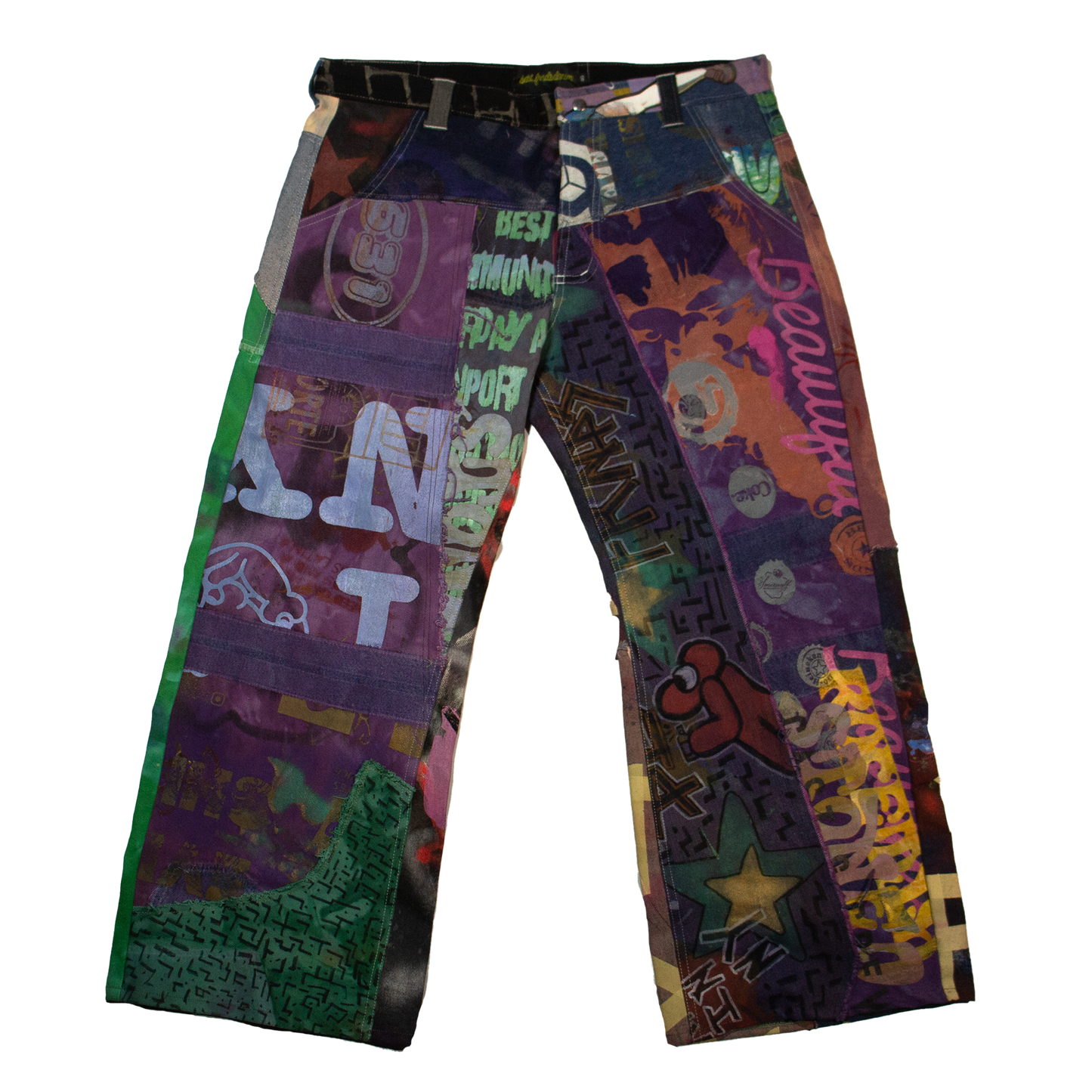 Best Frnds Denim Patchwork Pants #14 (40)