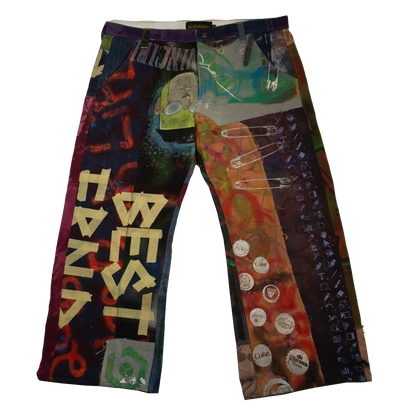 Best Frnds Denim Patchwork Pants #12 (40)