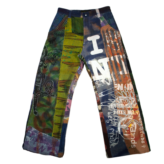 Best Frnds Denim Patchwork Pants #1 (28)