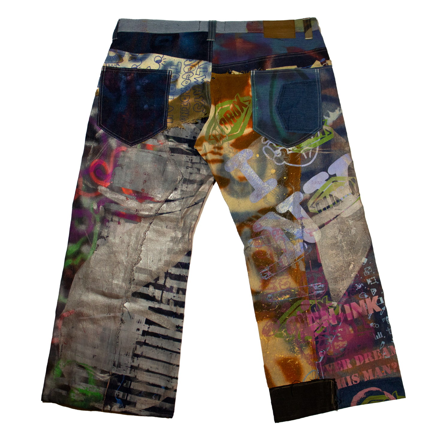 Best Frnds Denim Patchwork Pants #16 (42)