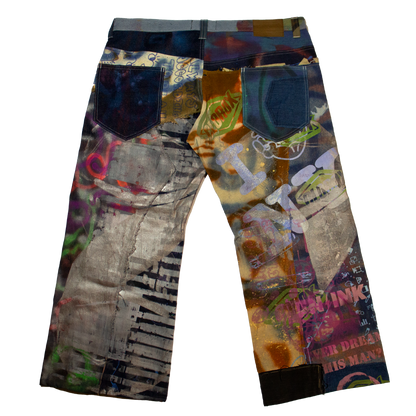 Best Frnds Denim Patchwork Pants #16 (42)