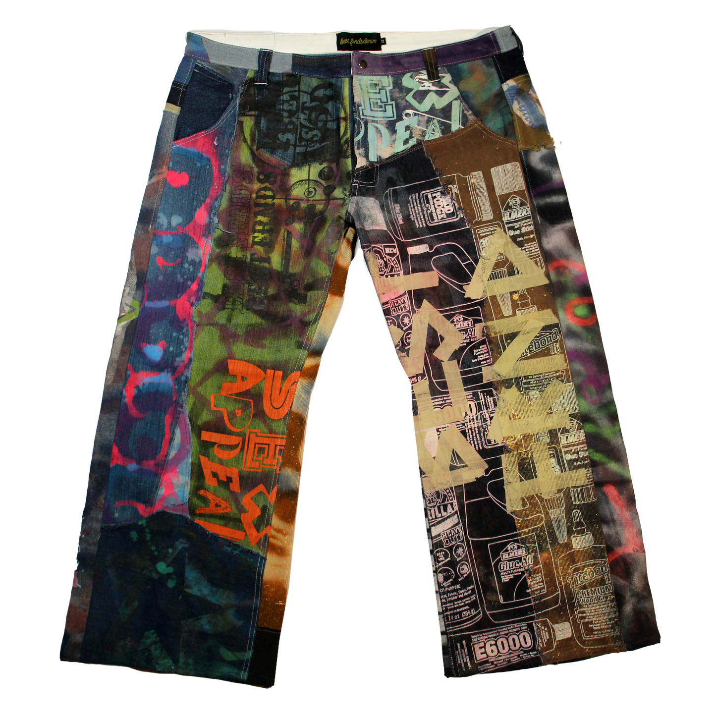 Best Frnds Denim Patchwork Pants #16 (42)