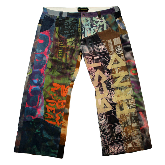 Best Frnds Denim Patchwork Pants #16 (42)