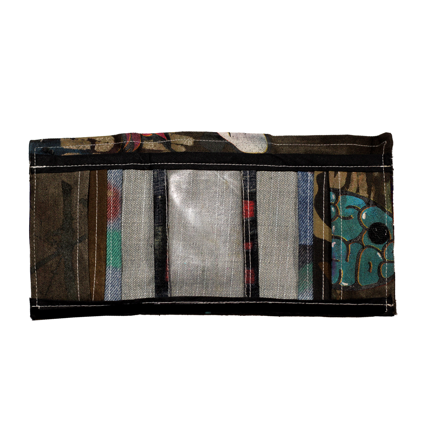 Denim Tri-fold Wallet