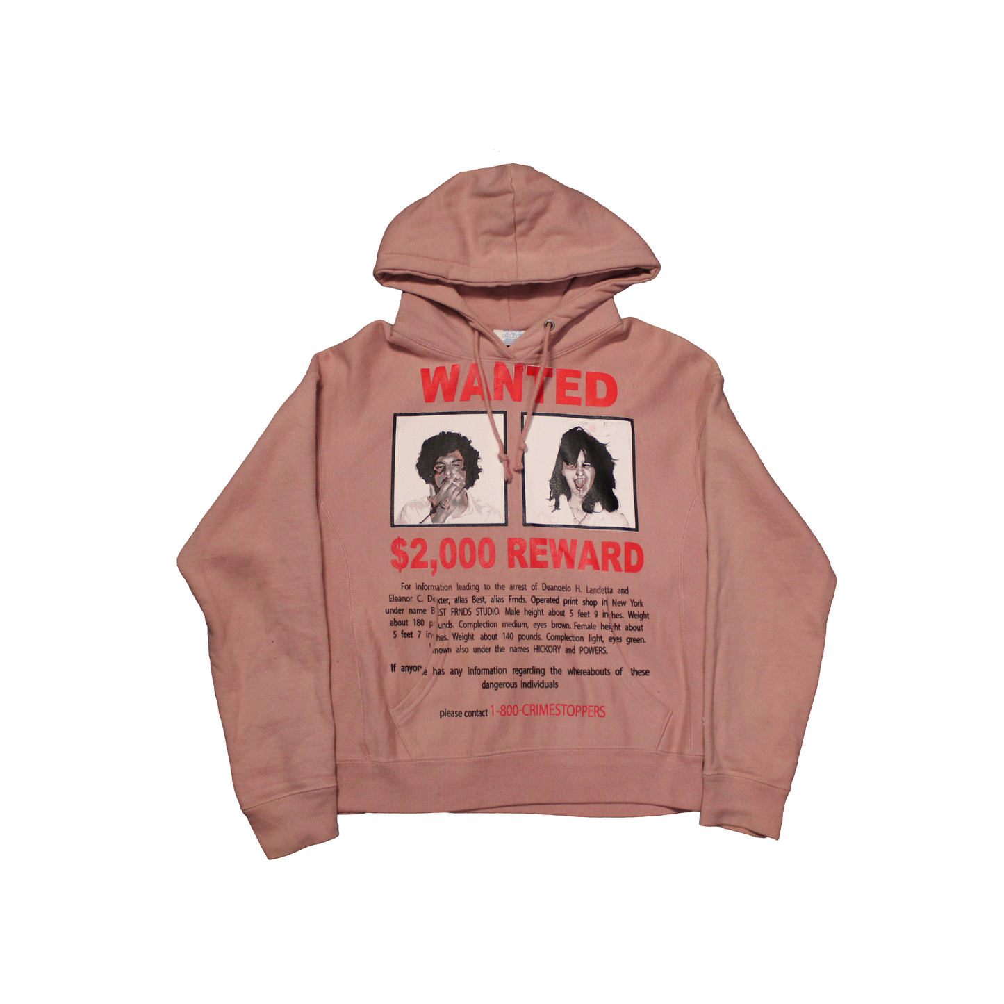 Pink Wanted Hoodie